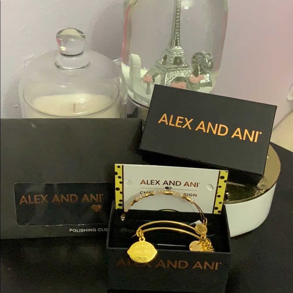 Brand New! Alex and Ani Bangle Set